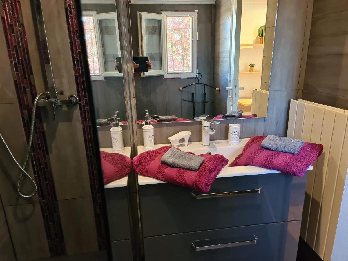 Appartements Dans Villa Privee Avec Piscine, Jardin, Parking Clos, Wifi, Climatisation 메이헤이유 외부 사진